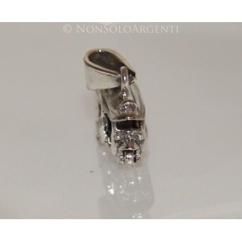 NSA|Ciondolo argento 925 a forma di furgoncino APE modello calessino