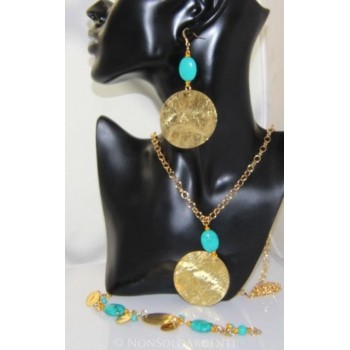 NSA|Alluminio Anallergico laminato oro : Collana 