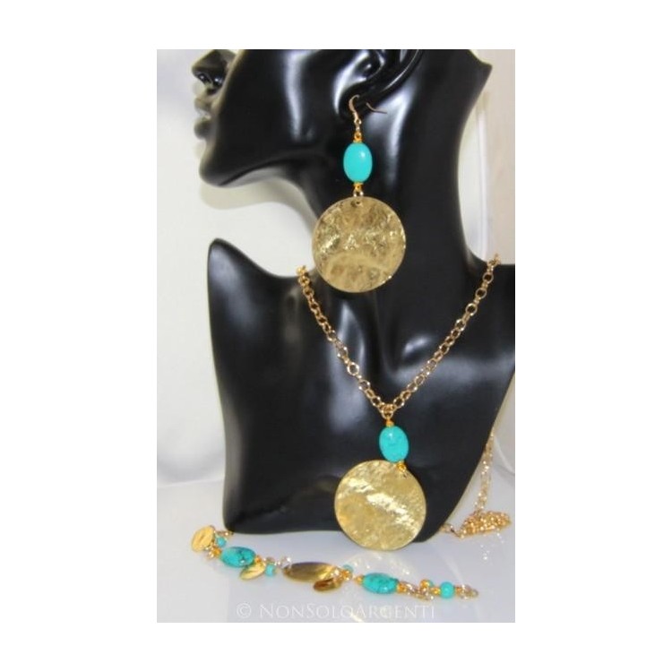 NSA|Alluminio Anallergico laminato oro : Collana 