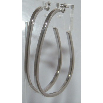 NSA|925 silver oval earrings, yellow rose gold rhodium circles