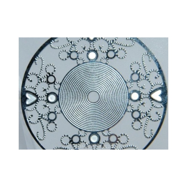 NSA|Orecchini ACCIAIO - Stainless Steel - Ciondoli disco filigrana traforati taglio laser