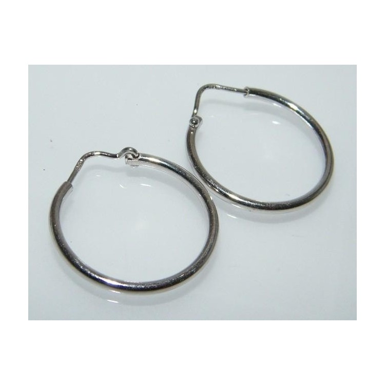 NonSoloArgenti |Earrings hoops women's Silver 925 in various sizes