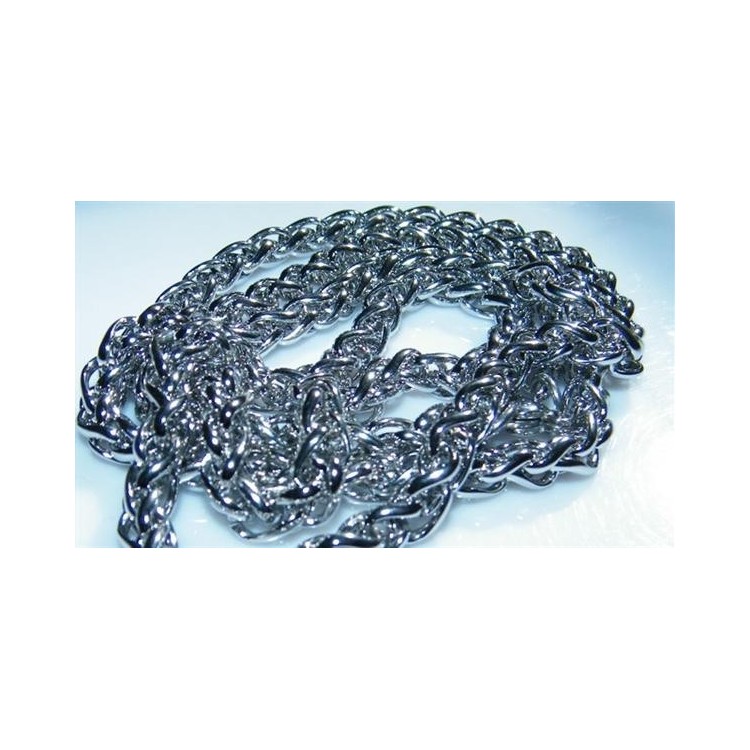 NSA|Acciaio : Collana uomo / donna Stainless Steel grumetta intrecciata 6mm lung 76 cm !