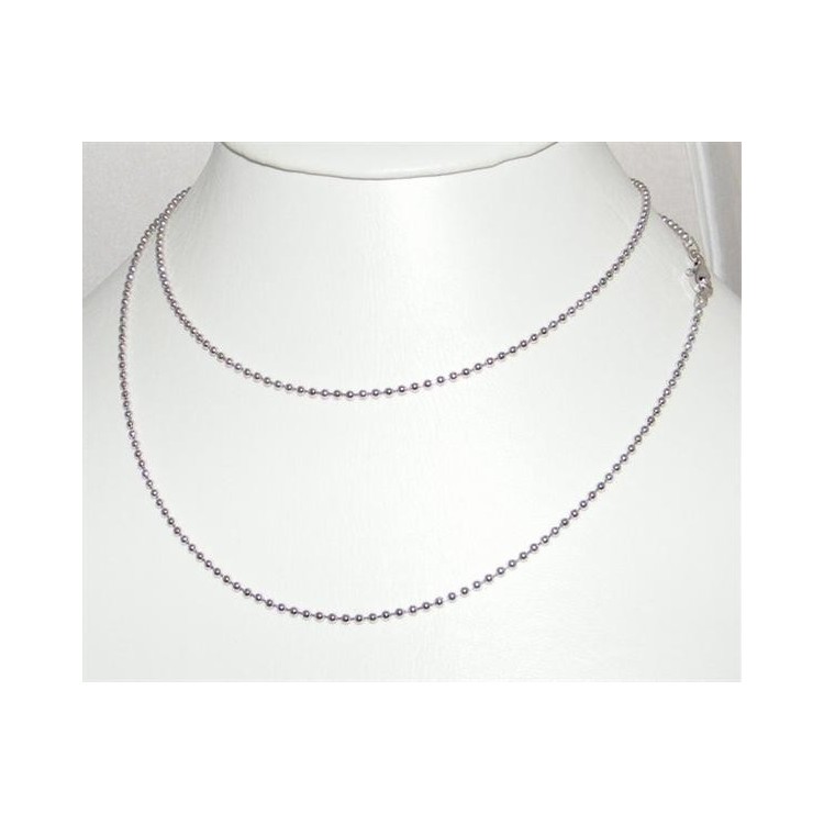 NSA|ARGENTO 925 : Girocollo collana pallini palline balls 2
