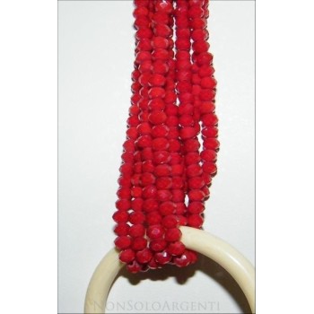 NSA| faux corallo e mezzi cristalli