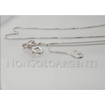 NSA|Girocollo maglia veneziana in ARGENTO 925 varie lunghezze anche per Ciondoli