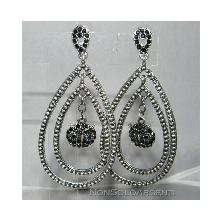 NSA| faux marcassite e ciondolo gufo