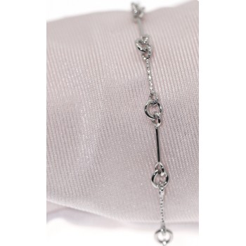 NSA|bracciale barrette argento 925 lisce e diamantate per uomo e donna rodiato