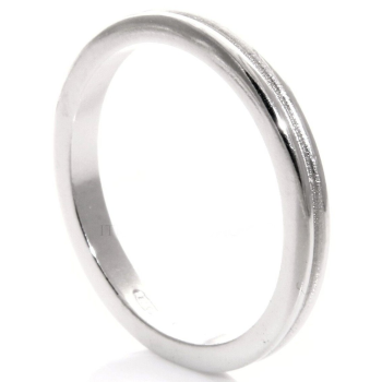 NSA|wedding ring 925 silver ring with line in the middle large size 23