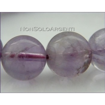 NSA|Bracciale elastico con pietra ametista naturale