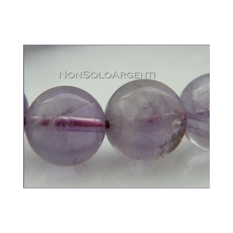 NSA|Bracciale elastico con pietra ametista naturale