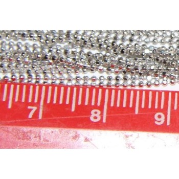 NSA|925 silver necklace small diamond balls various lengths 1mm spheres