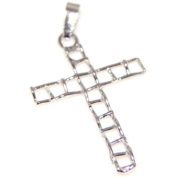 NSA|925 silver pendant with openwork cross arms for men and women