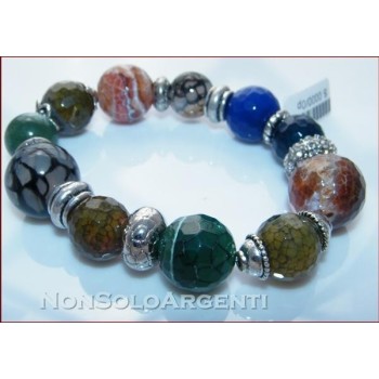 NSA| agata blu e verde  con strass