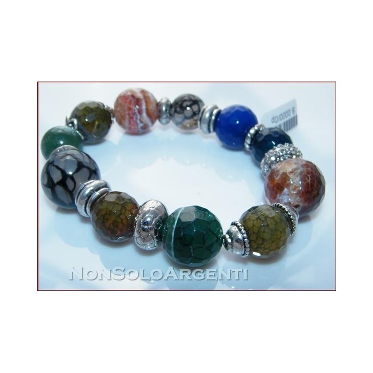 NSA| agata blu e verde  con strass