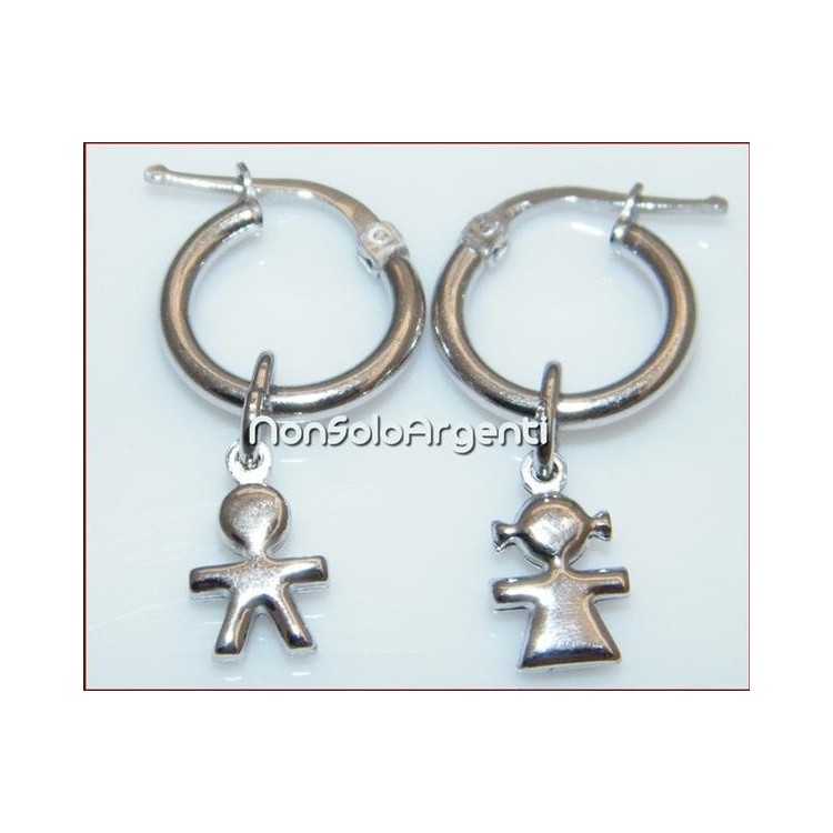 NSA|Ciondolo Argento 925 : bambina bimba charme per bracciale