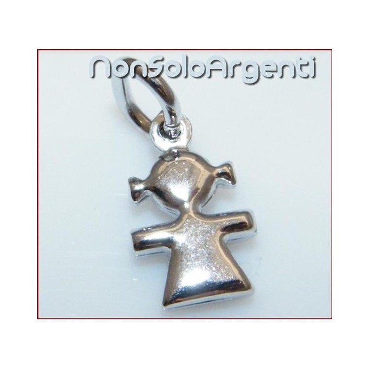 NSA|Ciondolo Argento 925 : bambina bimba charme per bracciale