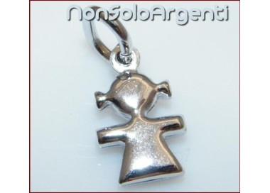 NSA|Ciondolo Argento 925 : bambina bimba charme per bracciale