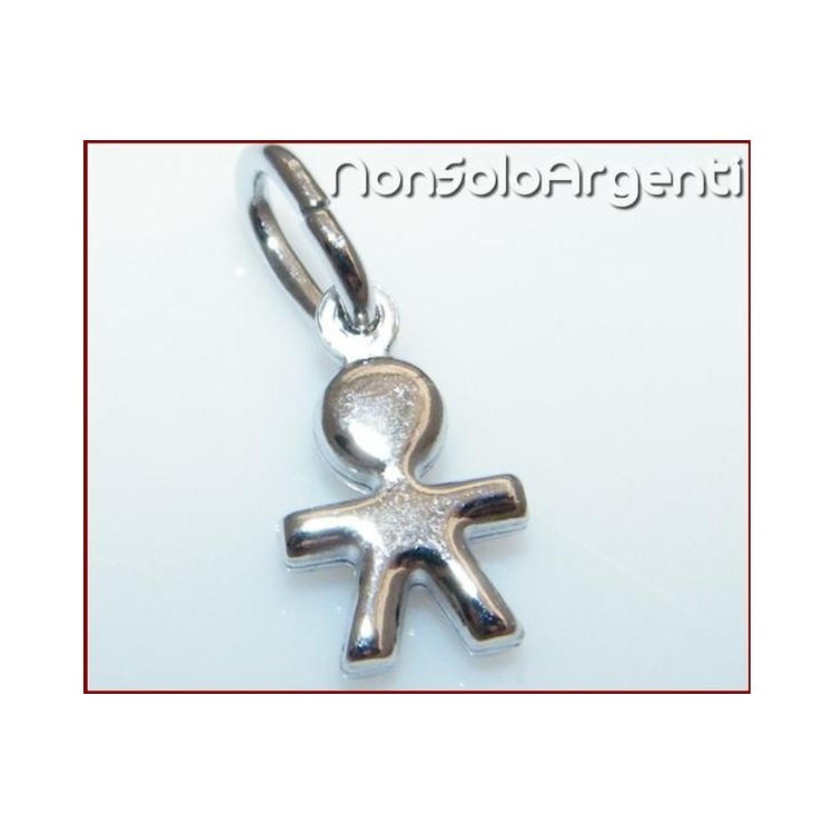NSA|Ciondolo Argento 925 : bambino bimbo charme per bracciale