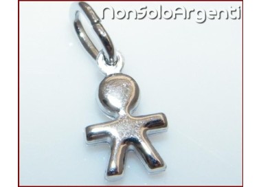 NSA|Ciondolo Argento 925 : bambino bimbo charme per bracciale