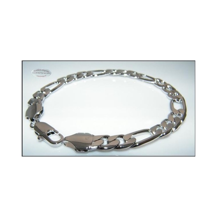 NSA|MISURA GRANDE !!! Bracciale Braccialetto Uomo o Unisex Laminato ORO 750 18kt