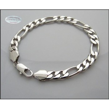 NSA|MISURA GRANDE !!! Bracciale Braccialetto Uomo o Unisex Laminato ORO 750 18kt