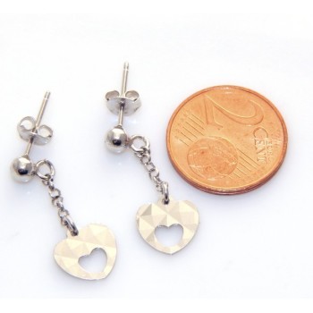 NSA|Silver 925 : wedding earrings natural pearl