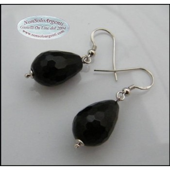 NSA|Argento 925 : Orecchini con ciondoli PERLE Briolette di ONICE