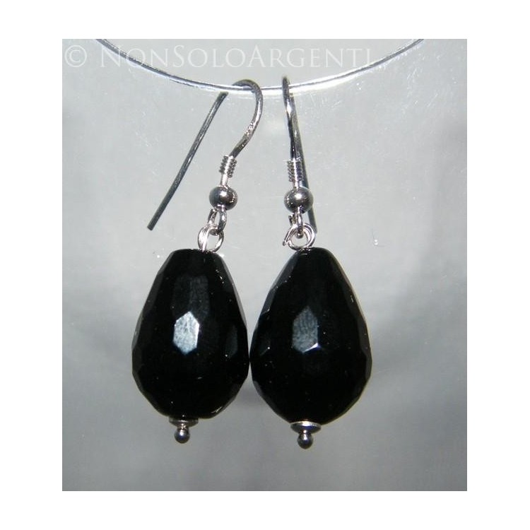 NSA|Argento 925 : Orecchini con ciondoli PERLE Briolette di ONICE