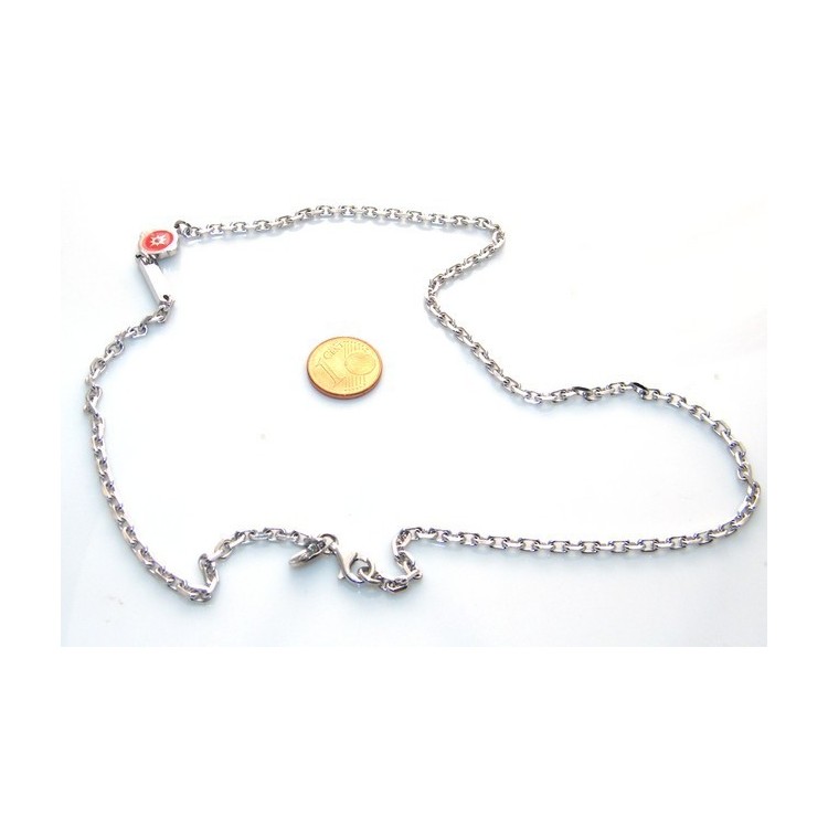 NSA|fine silver : Necklace for man or woman with wind rose