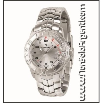 NSA|Orologio donna date acciaio silver