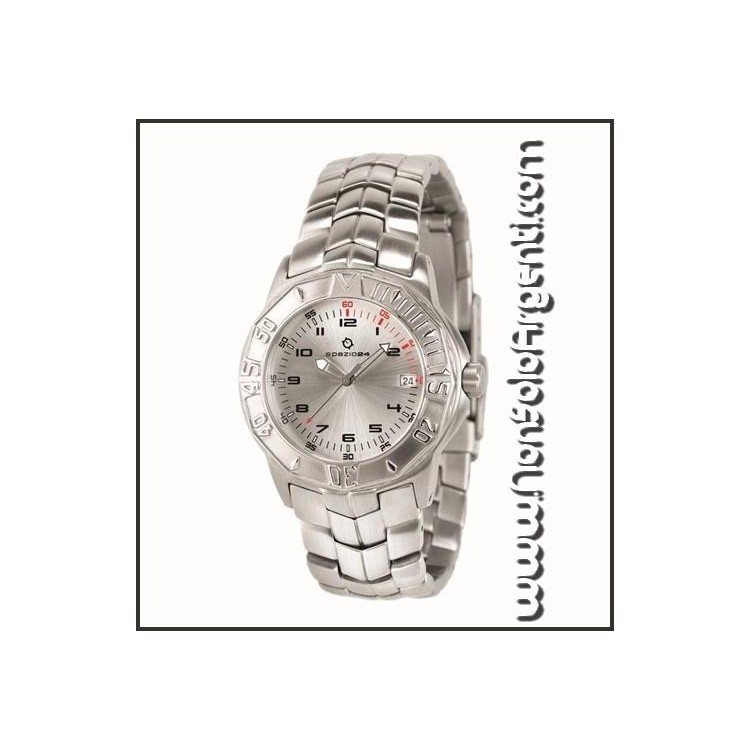 NSA|Orologio donna date acciaio silver