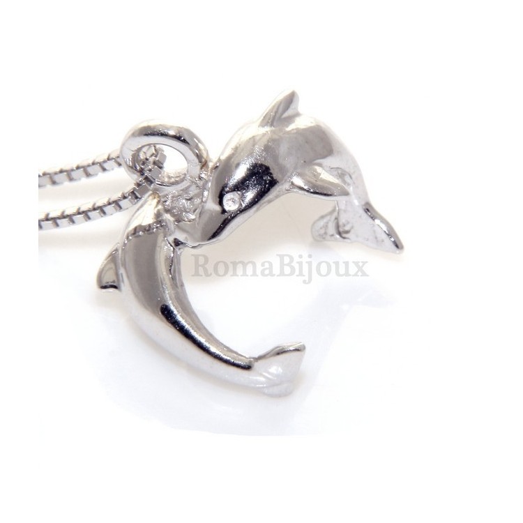 NSA|fine silver : Necklace for  woman with   half moon