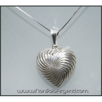 NSA|Argento 925 : Collana veneziana con  ciondolo a cuore