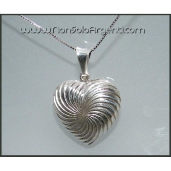 NSA|Argento 925 : Collana veneziana con  ciondolo a cuore