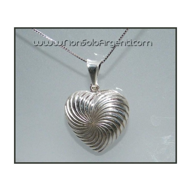 NSA|Argento 925 : Collana veneziana con  ciondolo a cuore