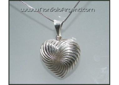 NSA|Argento 925 : Collana veneziana con  ciondolo a cuore