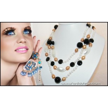 NSA|Lunga Collana Perle