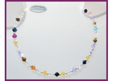 NSA|Bracciale Argento 925 Con Swarovski Bicono mis. 21