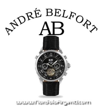 NSA|André Belfort Étoile Polaire Quadrante e cinturino pelle nero