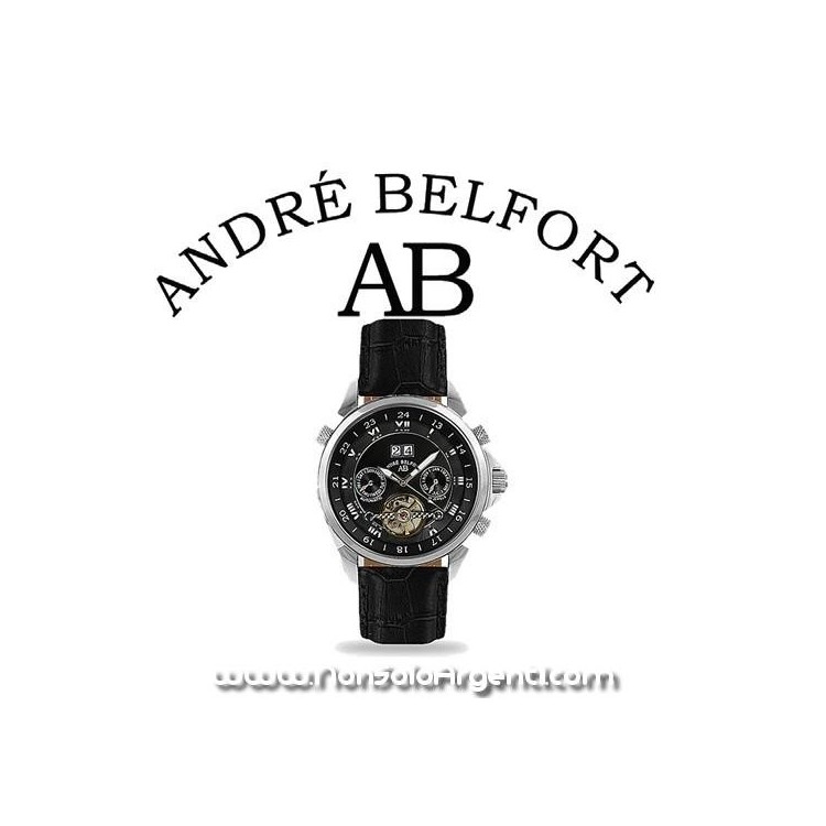 NSA|André Belfort Étoile Polaire Quadrante e cinturino pelle nero