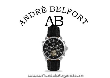 NSA|André Belfort Étoile Polaire Quadrante e cinturino pelle nero