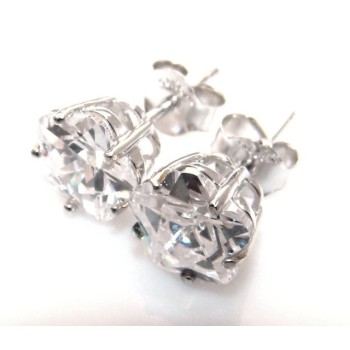 NSA|Silver 925: earrings man / woman flower