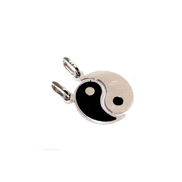 NSA|fine silver, pendant yin and yang