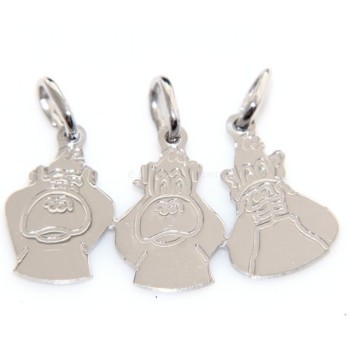 NSA|925 Silver pendant light: 3 PENDANTS Crushing Monkeys monkeys Family or friends