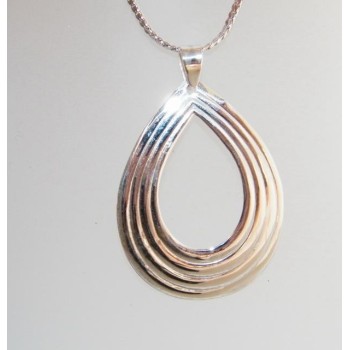 NSA|Ciondolo Argento 925 : Goccia Grande