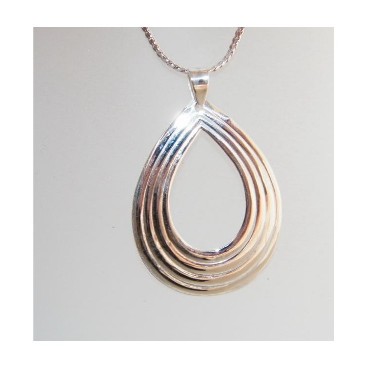 NSA|Ciondolo Argento 925 : Goccia Grande