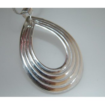 NSA|Ciondolo Argento 925 : Goccia Grande