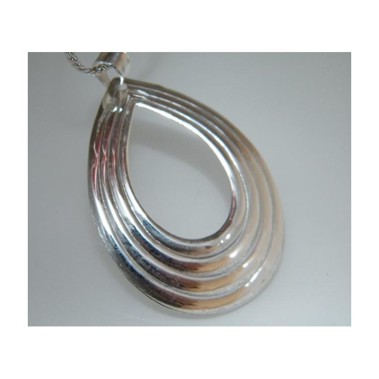 NSA|Ciondolo Argento 925 : Goccia Grande