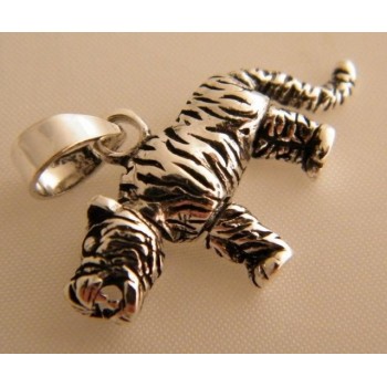 NSA|Ciondolo Argento 925 : Ciondolo Tigre elementi mobili